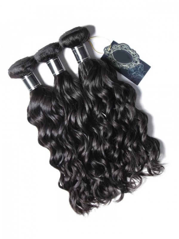 3 Pacchi Di Capelli Naturali Dell'Onda Dei Capelli Umani Vergini Di Remy