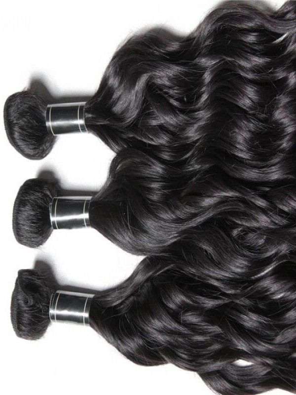 3 Pacchi Di Capelli Naturali Dell'Onda Dei Capelli Umani Vergini Di Remy