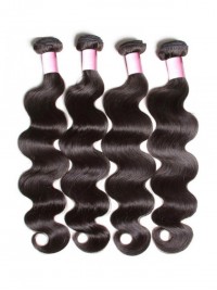 Capelli Vergini Umani Indiani Dell'Onda Del Corpo 4 Pezzi/Pacco