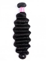 1 Bundle Onda Profonda Dei Capelli Umani Vergini