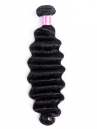 1 Bundle Onda Profonda Dei Capelli Umani Vergini