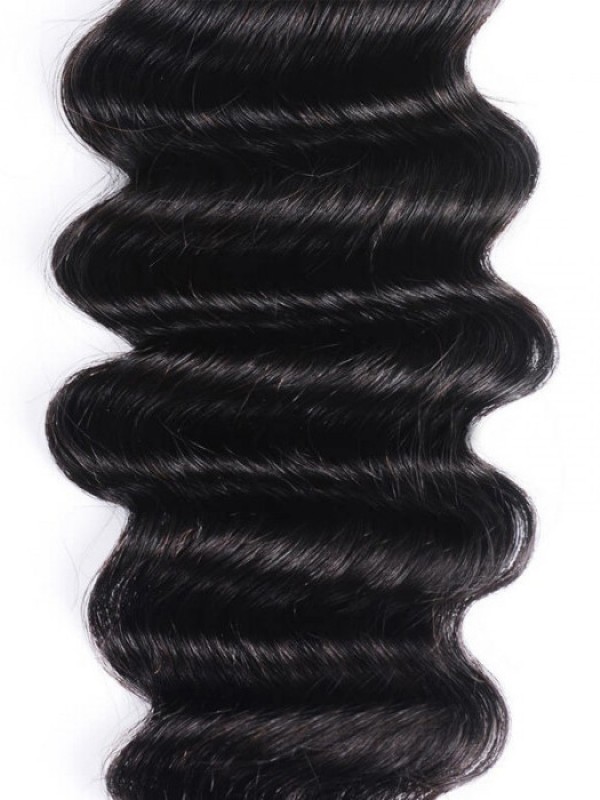 1 Bundle Onda Profonda Dei Capelli Umani Vergini