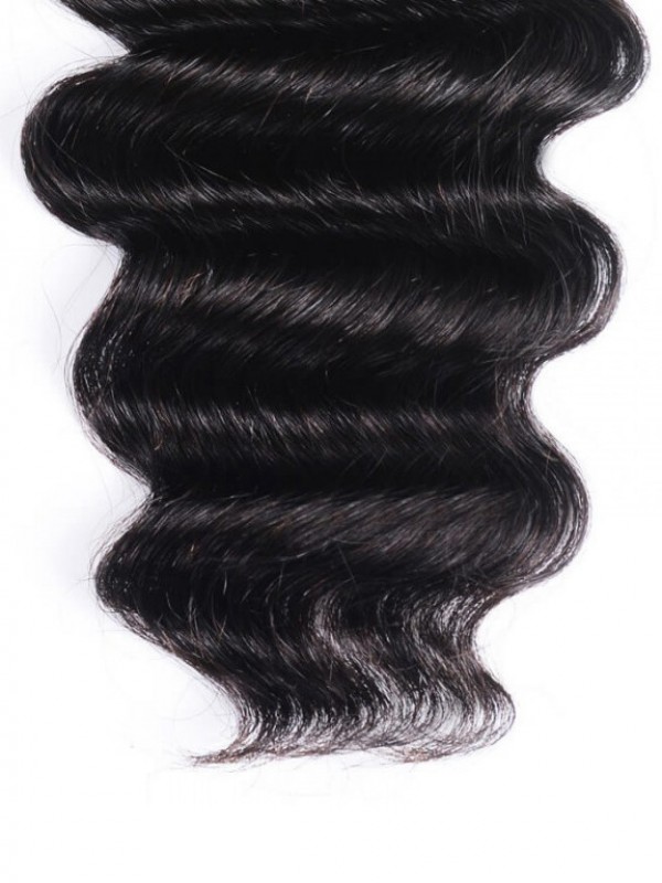 1 Bundle Onda Profonda Dei Capelli Umani Vergini
