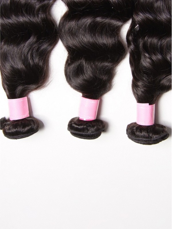 4 Pz/Pacco Capelli Vergini Non Trasformati Capelli Umani Dell'Onda Naturale