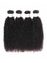4 Pacchi Di Capelli Vergini Ricci Crespi Non Trattati