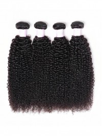 4 Pacchi Di Capelli Vergini Ricci Crespi Non Trattati