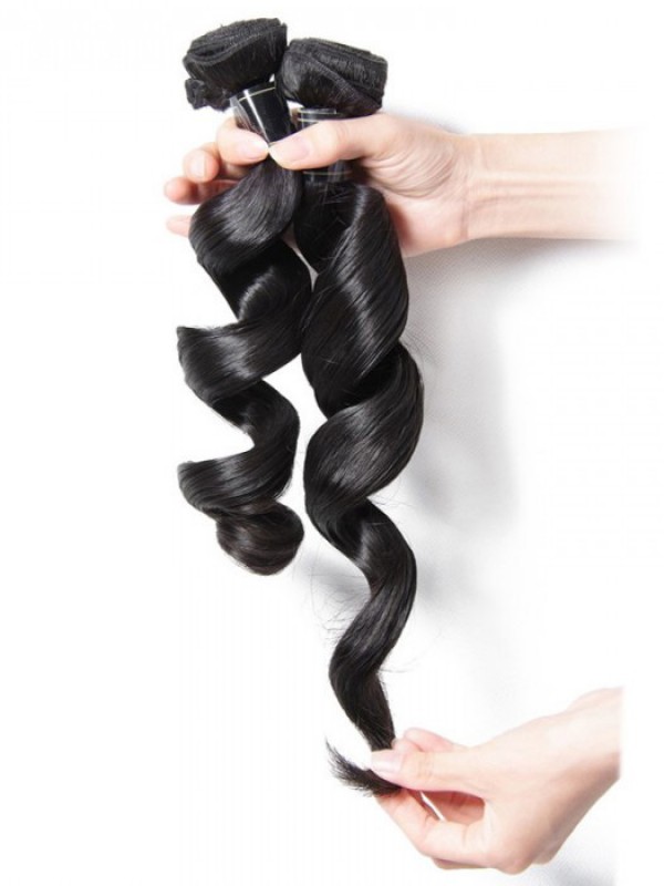 Pz/Lotto Fasci Di Capelli Sciolti Dell'Onda Offerte 10A Estensioni Dei Capelli Vergini Di Remy
