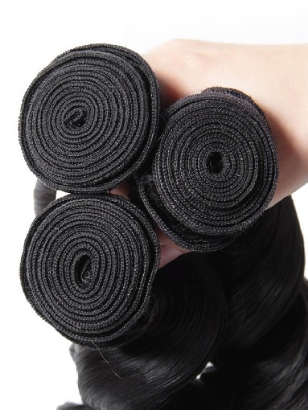 Pz/Lotto Fasci Di Capelli Sciolti Dell'Onda Offerte 10A Estensioni Dei Capelli Vergini Di Remy