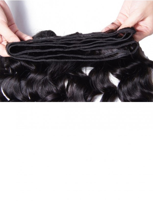 Estensioni A Buon Mercato Dei Capelli Umani Dell'Onda Naturale Malese 4Pcs/Lot