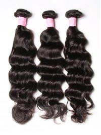 3 Pz/Pacco Tessitura Dei Capelli Vergini Umani Dell'Onda Naturale Malese