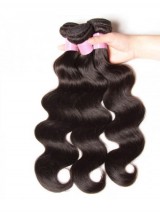 Trama Indiana Dei Capelli Umani Dell'Onda Del Corpo 3 Pezzi / Pacco