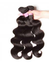 Trama Indiana Dei Capelli Umani Dell'Onda Del Corpo 3 Pezzi / Pacco