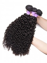 Buona Qualità 3 Pacchi Capelli Umani Vergini Capelli Ricci Jerry Economici