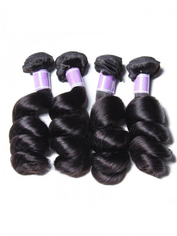 4 Pz/Pacco Indiano Onda Allentata Estensioni Dei Capelli Umani