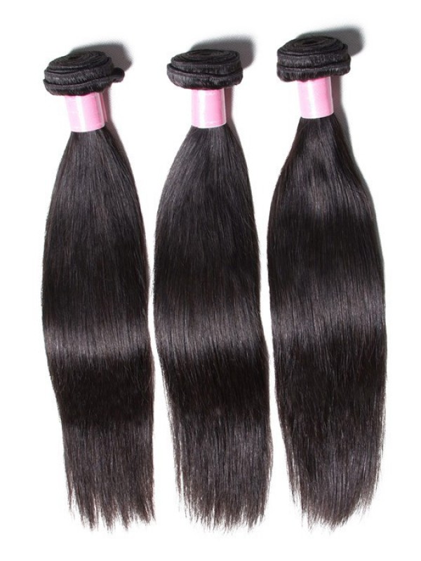3 Pz/Pacco Indiano Dritto Tessuto Dei Capelli Vergini Umani