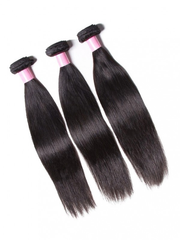 3 Pz/Pacco Indiano Dritto Tessuto Dei Capelli Vergini Umani