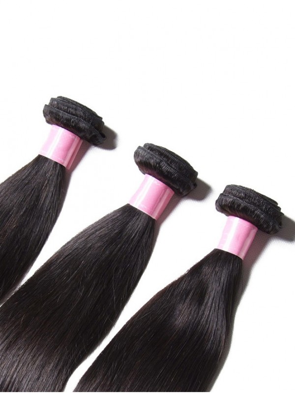 3 Pz/Pacco Indiano Dritto Tessuto Dei Capelli Vergini Umani