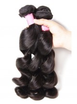 3 Pz/Pacco Capelli Vergini Peruviani Sciolti Onda