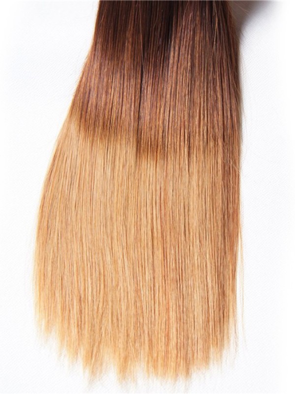 4 Pz/Lotto Tre Toni Ombre Brasiliano Capelli Vergini Lisci