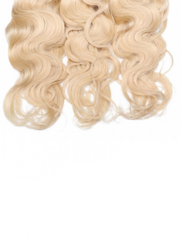 3Pcs 613 Fasci Di Capelli Umani Vergini Biondi Dei Capelli Dell'Onda Del Corpo