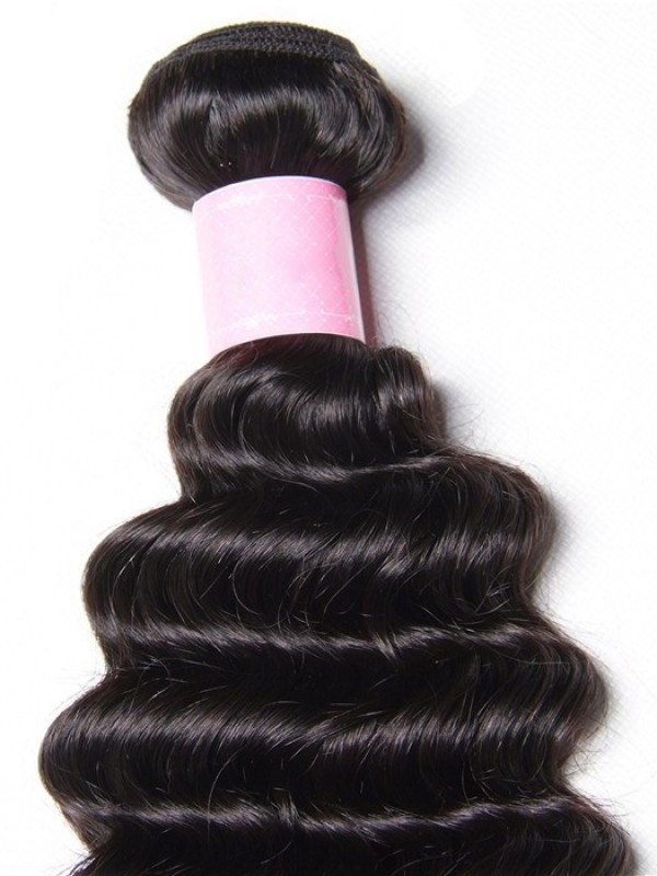 Capelli Vergini Umani Dell'Onda Profonda Indiana 4 Pacchi