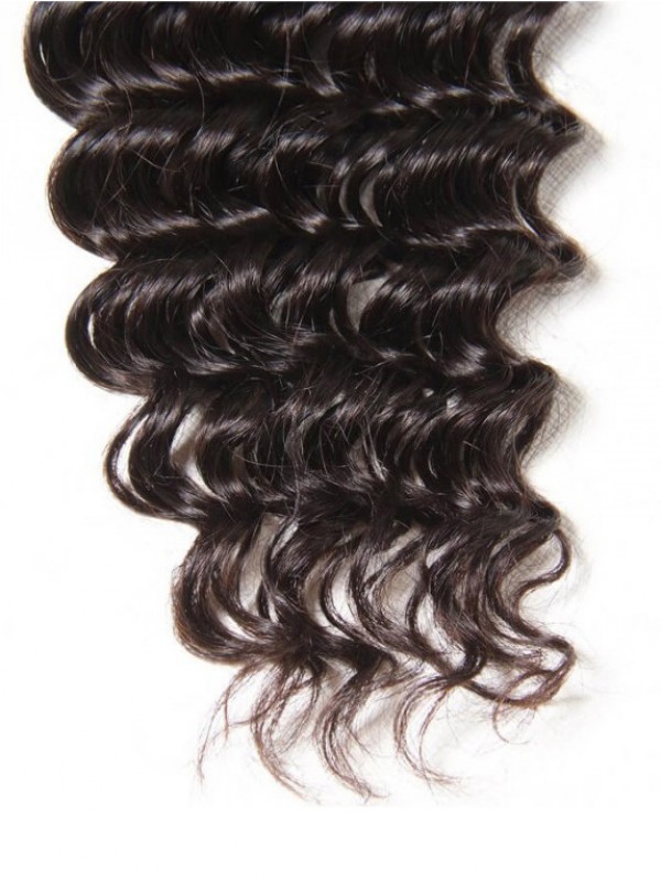 Capelli Vergini Umani Dell'Onda Profonda Indiana 4 Pacchi