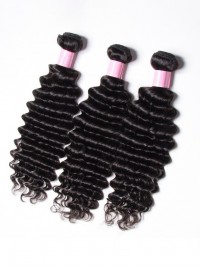 Buona Qualità 3 Pacchi Capelli Vergini Umani Economici Capelli Ondulati