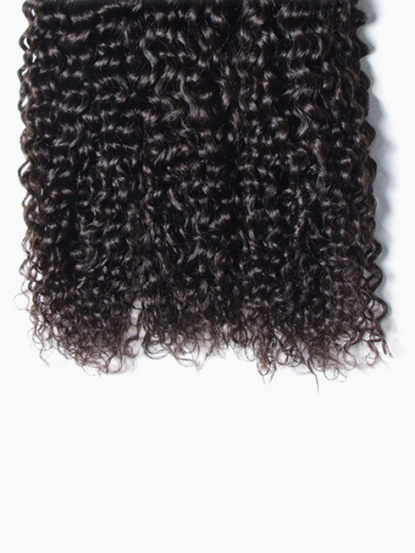 3 Pz/Pacco Estensioni Dei Capelli Umani Ricci Jerry Indiani
