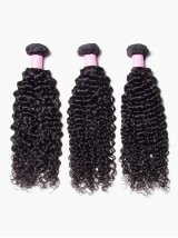Capelli Umani Vergini 3Pcs/Pack Capelli Ricci Vergini Dell'Onda Del Jerry