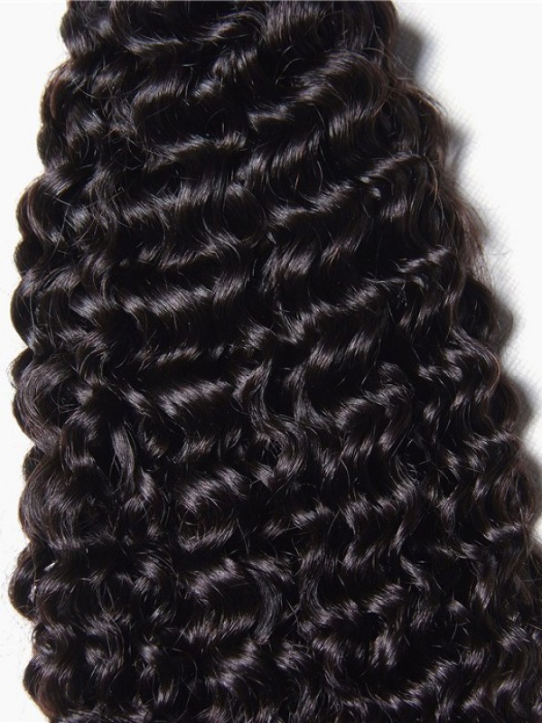 Capelli Umani Vergini 3Pcs/Pack Capelli Ricci Vergini Dell'Onda Del Jerry