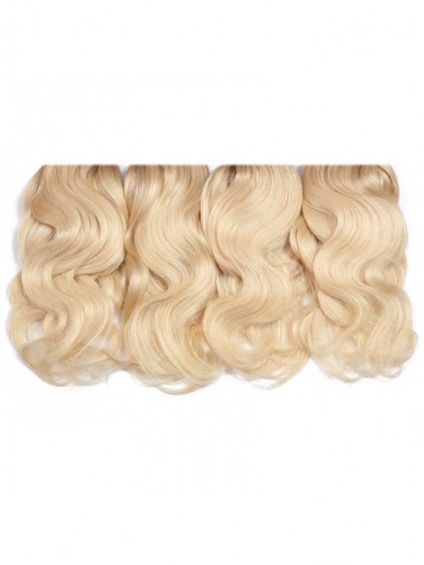 4 Bundles T1B/613 Ombre Capelli Biondi 100% Capelli Umani Vergini Tessuto Dei Capelli Dell'Onda