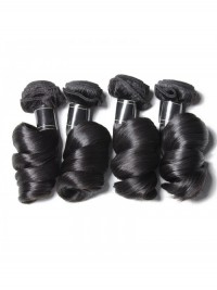 4 Pacchi Fasci Di Capelli Umani Vergini Di Remy Dei Capelli Sciolti Dell'Onda
