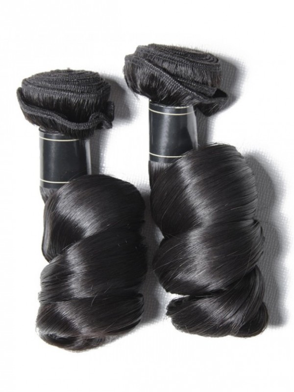 4 Pacchi Fasci Di Capelli Umani Vergini Di Remy Dei Capelli Sciolti Dell'Onda