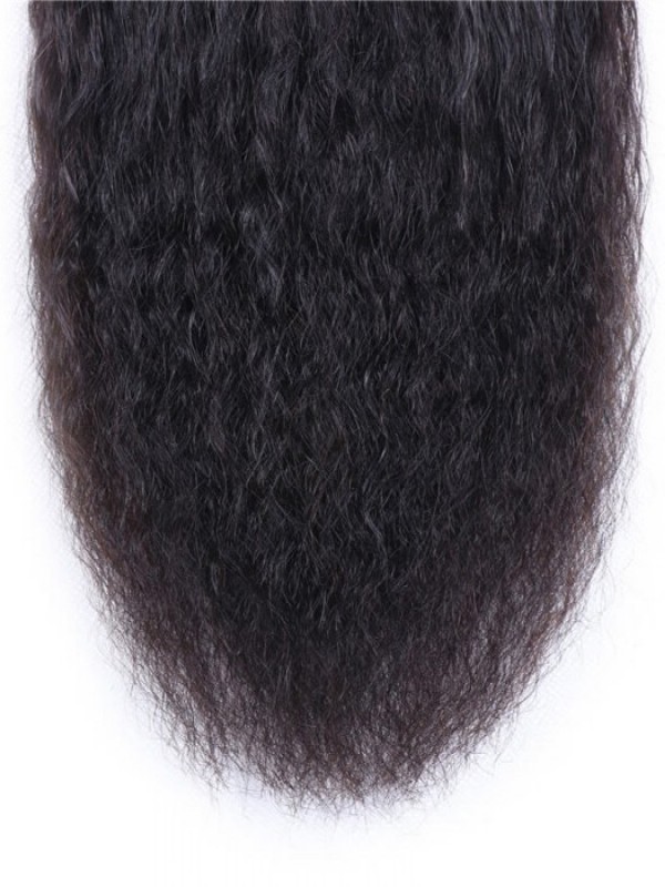 1 Bundle Di Capelli Umani Vergini Crespi Dritti