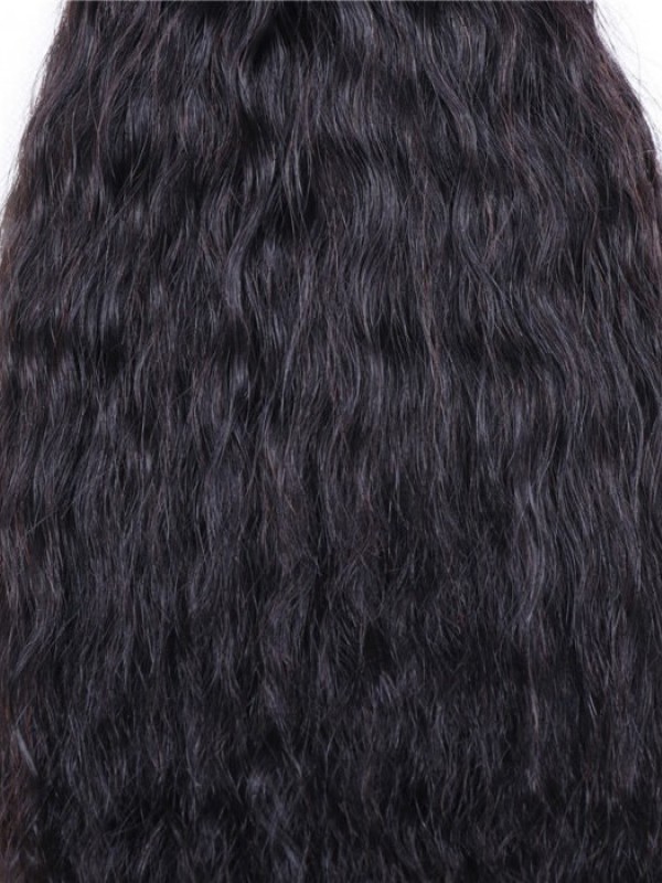 1 Bundle Di Capelli Umani Vergini Crespi Dritti