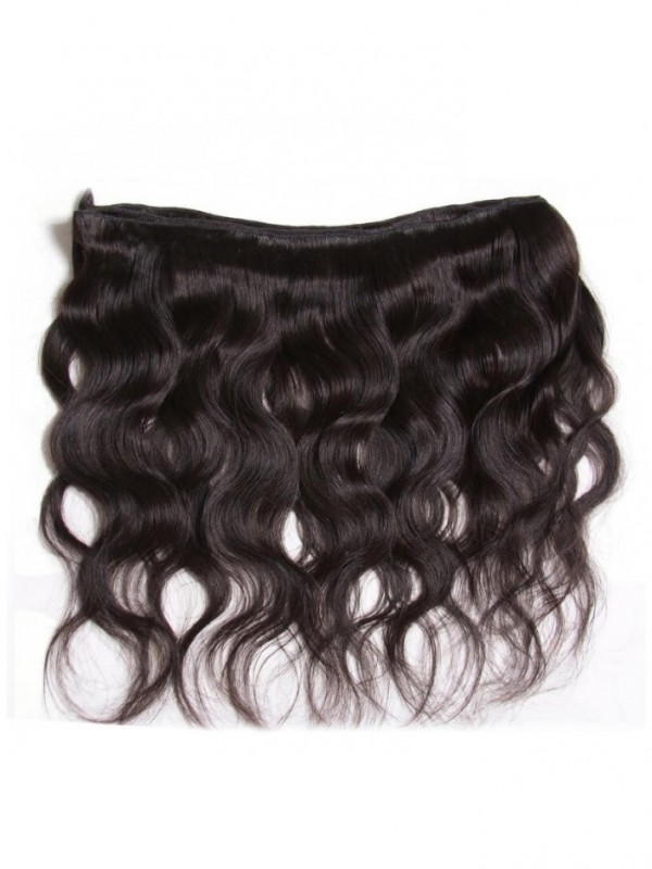 Pezzo Di Capelli Vergini Umani Dell'Onda Del Corpo