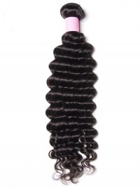 1 Pezzo Di Tessitura Dei Capelli Vergini Umani A Onda Profonda