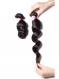 1 Pezzo Di Estensioni Dei Capelli Dell'Onda Sciolta Capelli Vergini Umani Non Trattati
