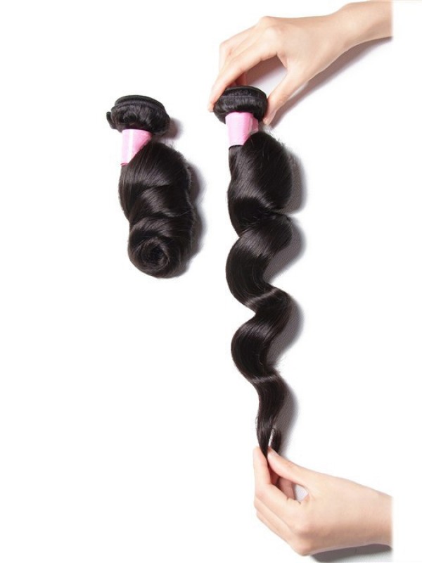 1 Pezzo Di Estensioni Dei Capelli Dell'Onda Sciolta Capelli Vergini Umani Non Trattati