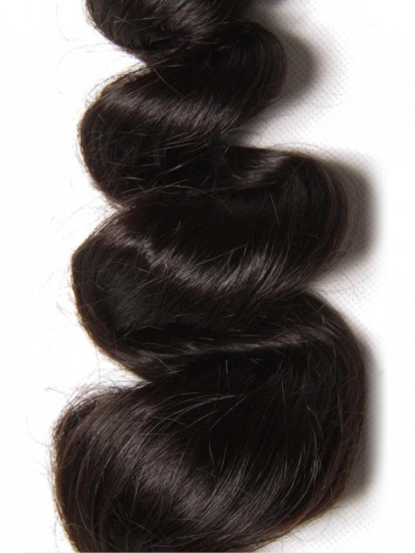 1 Pezzo Di Estensioni Dei Capelli Dell'Onda Sciolta Capelli Vergini Umani Non Trattati