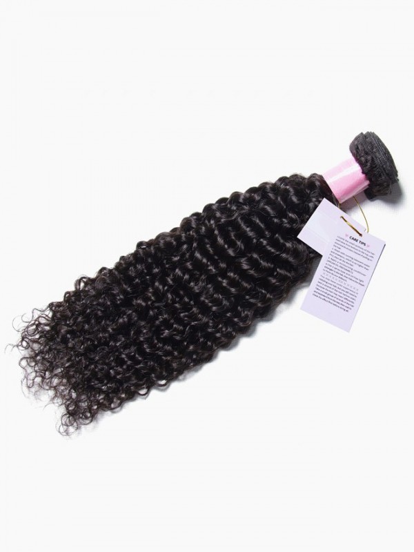 Tessitura Di Capelli Vergini Umani Ricci Di 1 Pezzo Jerry