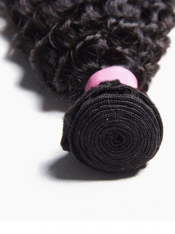 Tessitura Di Capelli Vergini Umani Ricci Di 1 Pezzo Jerry