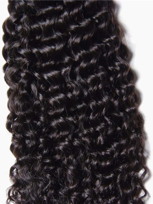 Tessitura Di Capelli Vergini Umani Ricci Di 1 Pezzo Jerry