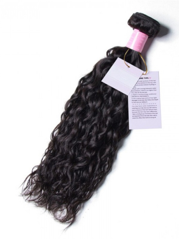 1 Pezzo Di Capelli Dell'Onda D'Acqua 100% Capelli Umani Vergini