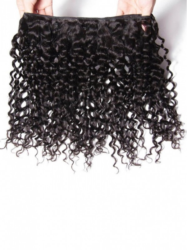 1 Pezzo Di Capelli Vergini Umani Ricci Di Jerry