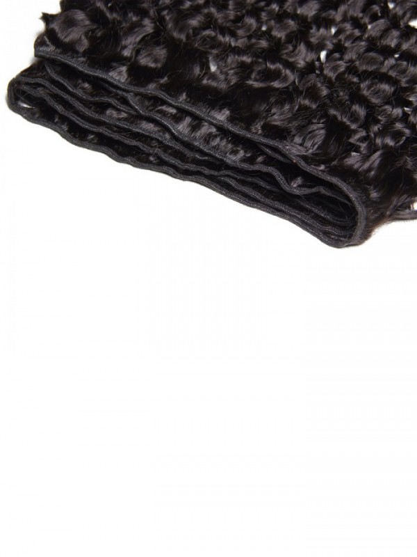 1 Pezzo Di Capelli Vergini Umani Ricci Di Jerry