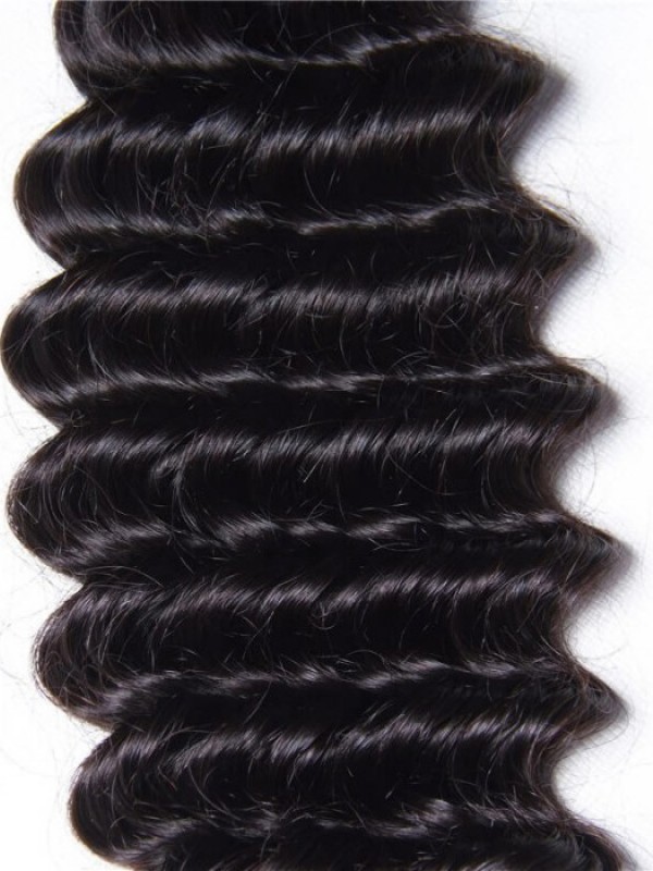 Onda Profonda Dei Capelli Umani Vergini Di 1 Pezzo