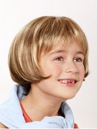 Parrucche In Pizzo Per Capelli Biondi Corti Per Bambini