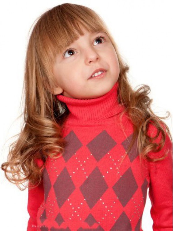 Acconciatura Con Grandi Riccioli Per Bambine