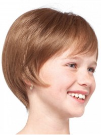 Parrucche Monofilamento Corte Per Bambini